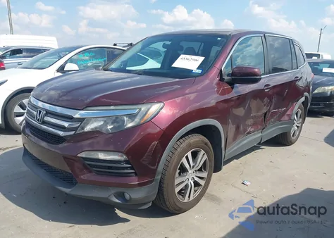 2017 Honda Pilot Ex-L из США, поврежденный, VIN 5FNYF6H52HB053204